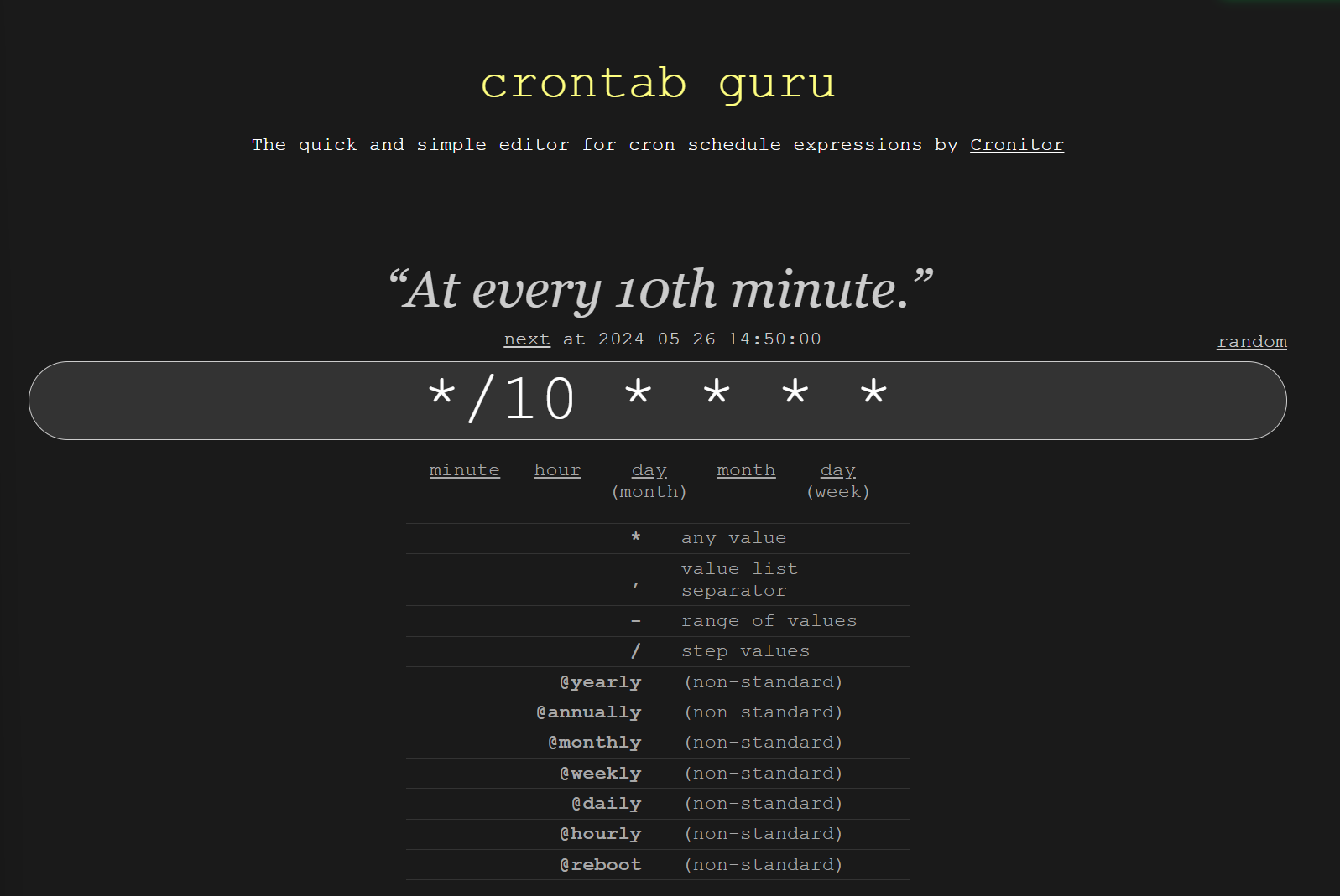 crontab.guru